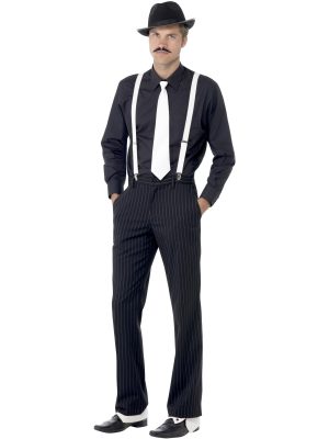 Gangster Accessories Kit By Smiffys