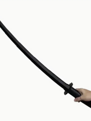 Anime Game Cosplay Long Black Sword Costume Accessory