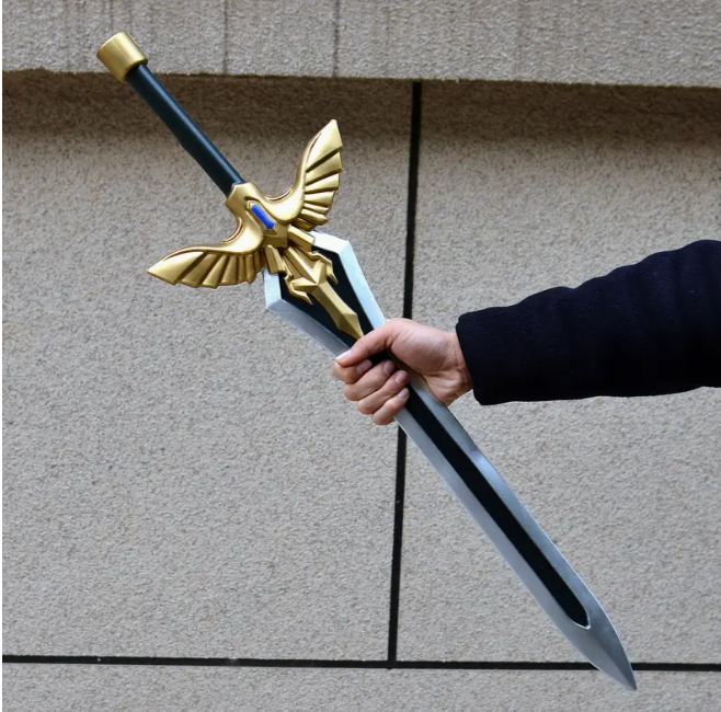 Gold Wings Knight-Style PU Foam Sword Costume Accessory - Image 2