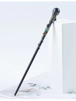 Natural Crystal Handcrafted Wooden Wand Cosplay Wand Box