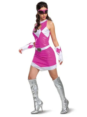 Deluxe Pink Ranger Womens Licensed Power Rangers Costume