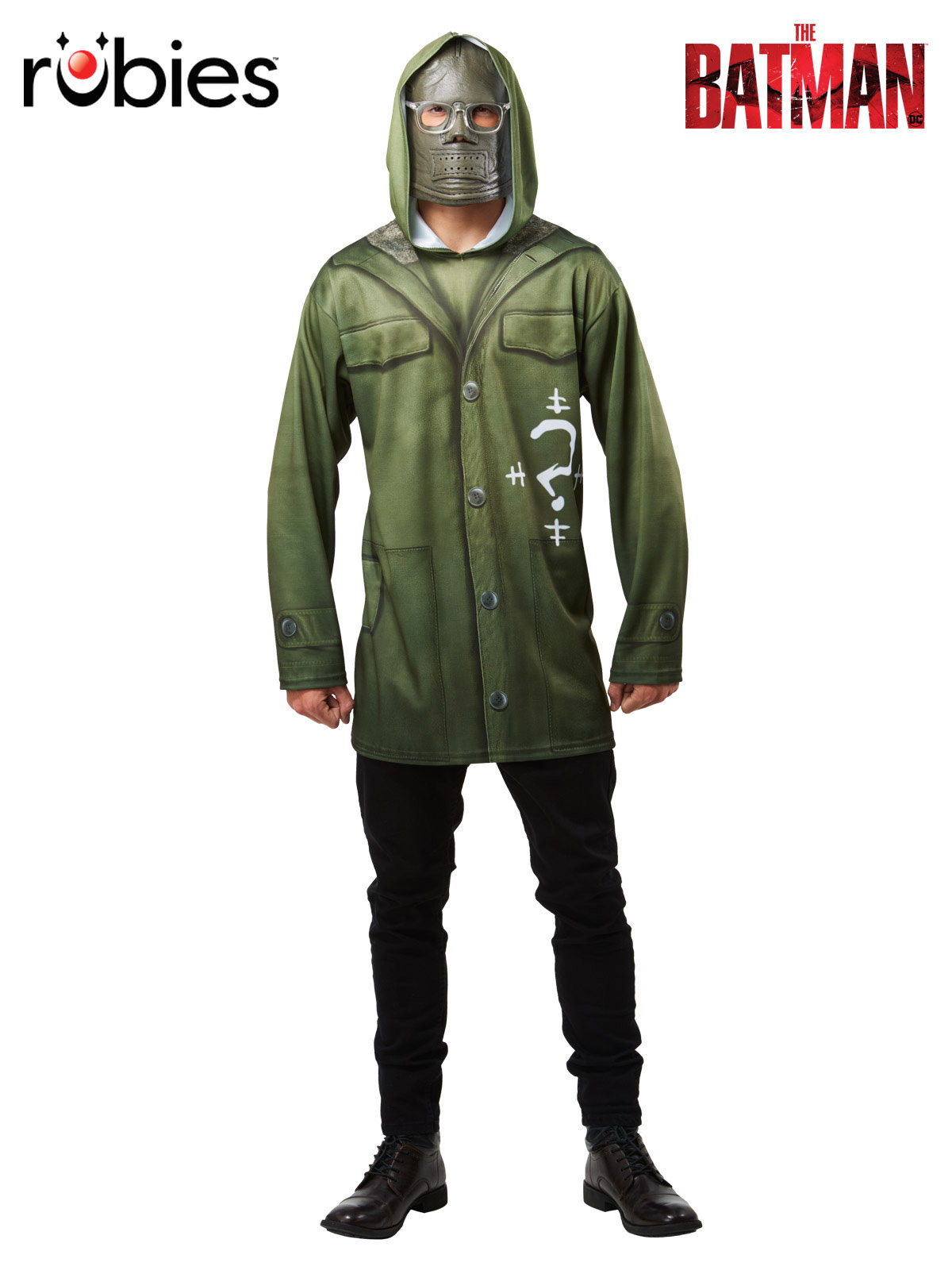 The Riddler Adult Top Costume By DC Comics