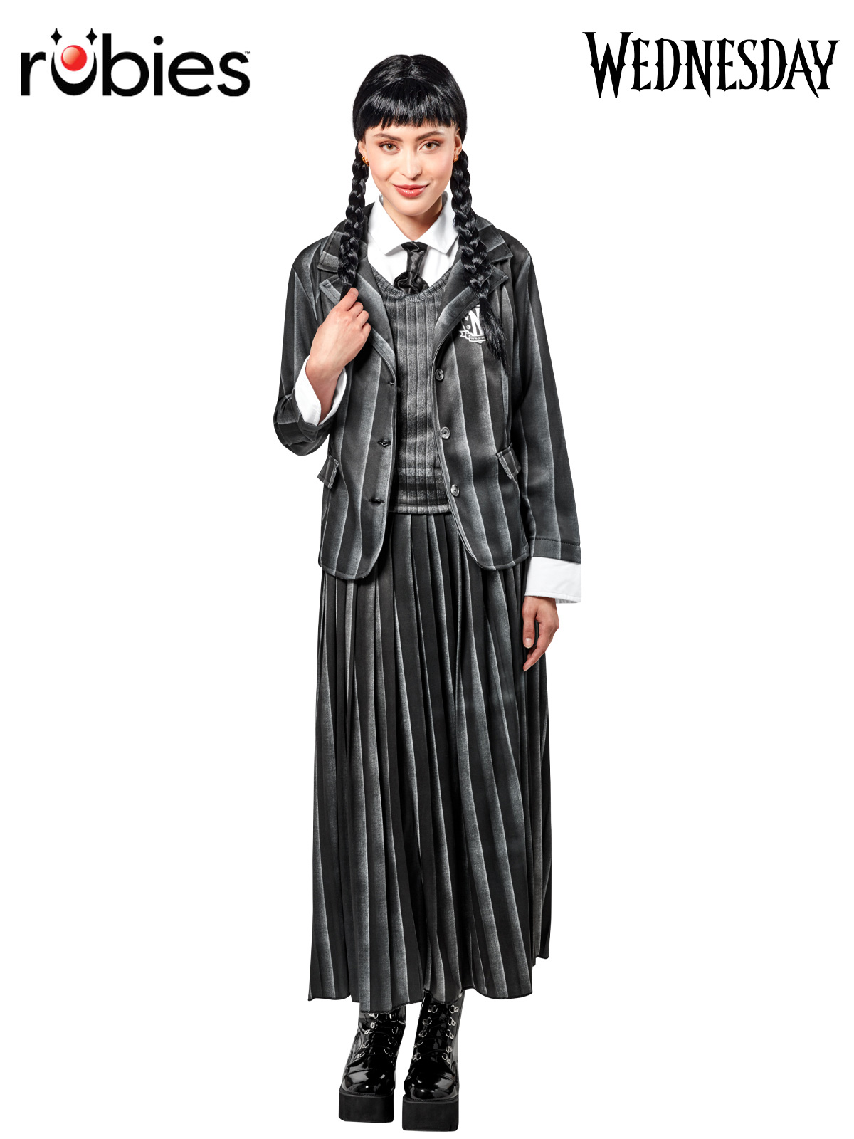 Wednesday Nevermore Deluxe Black Adults Costume Netflix Series