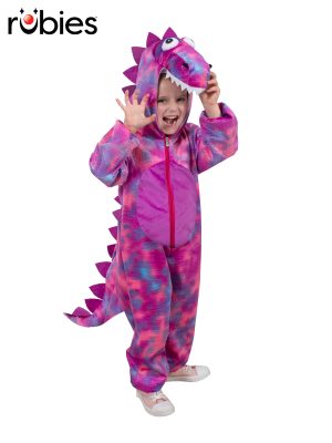 Roarin' Rex Pink Dinosaur Costume By Rubies