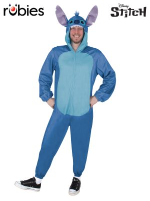Stitch Lilo Adult Onsie Hooded By Rubies