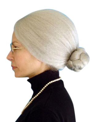 Grey Granny Wig By Carnival