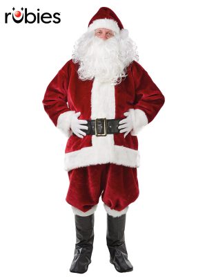 Santa Claus Velour Costume By Rubies