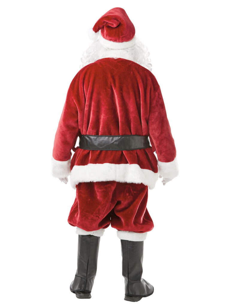 Santa Claus Velour Costume By Rubies - Image 3