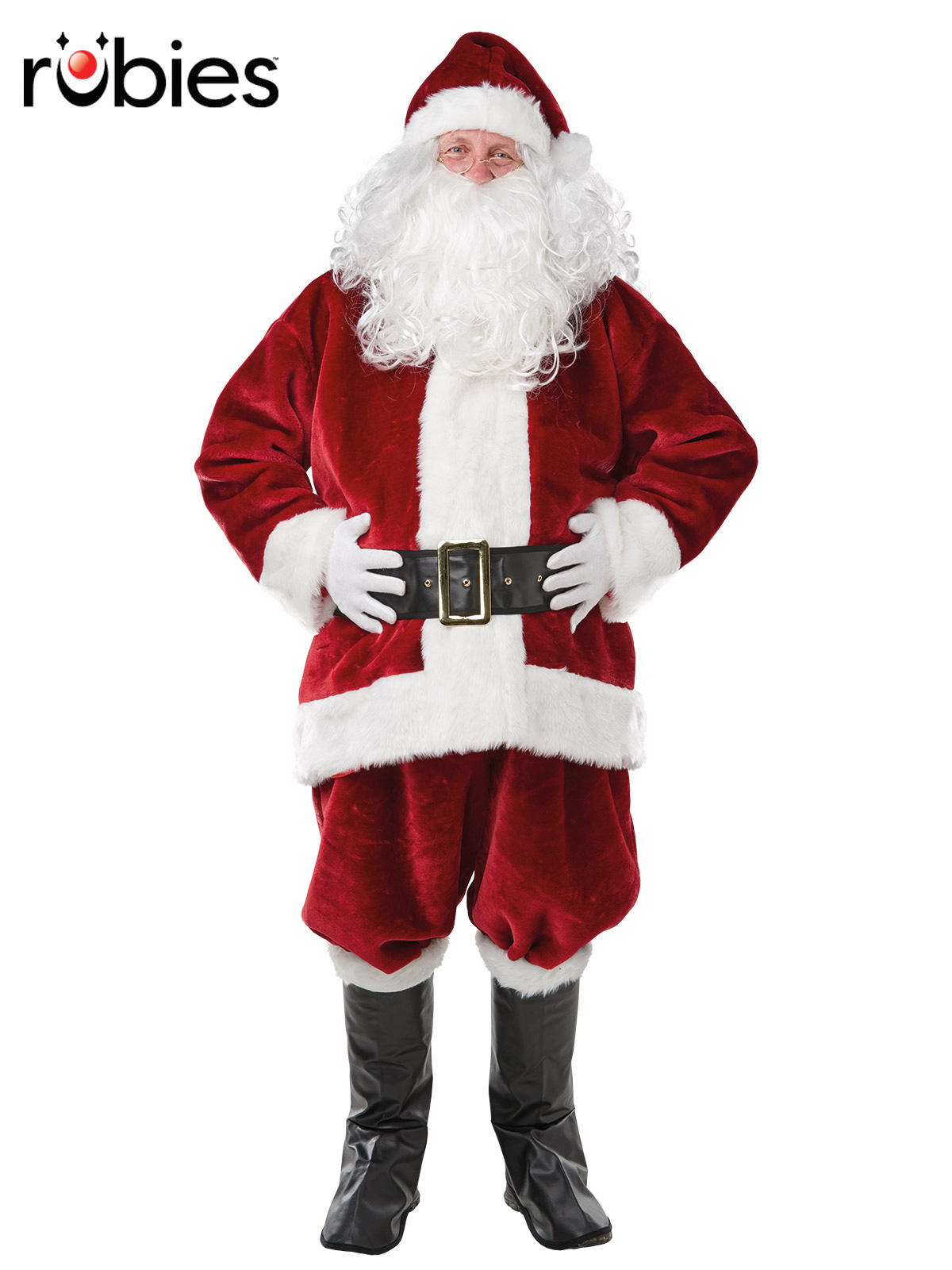 Santa Claus Velour Costume By Rubies