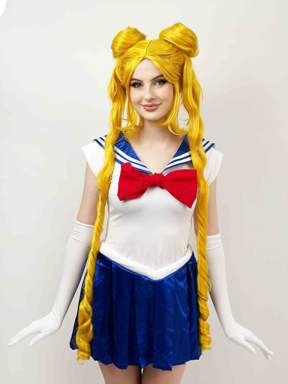 Moon Guardian Sailor Cosplay Yellow Gold Long Wig By Allaura