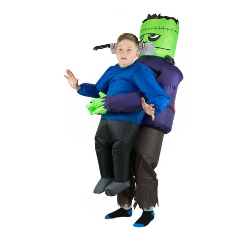 Kids Inflatable Frankenstein Lift You Up Costume By Bodysocks