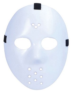 Jason Hockey Mask White By Carnival