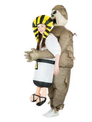 Inflatable Mummy Lift You Up Kids Costume By Bodysocks