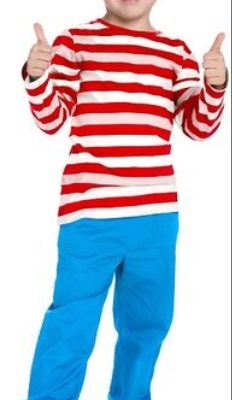 Walter Kids Wheres Wally Costume