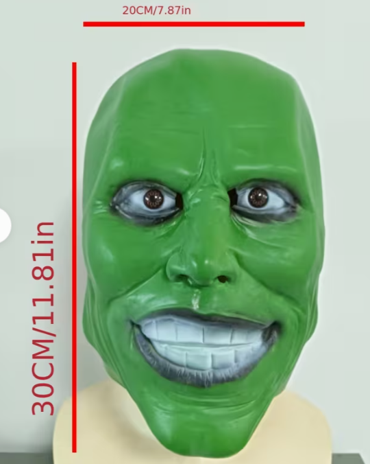 The Mask Latex Mask (Jim Carey ) Unbranded - Image 4