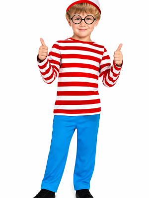 Walter Kids Wheres Wally Costume