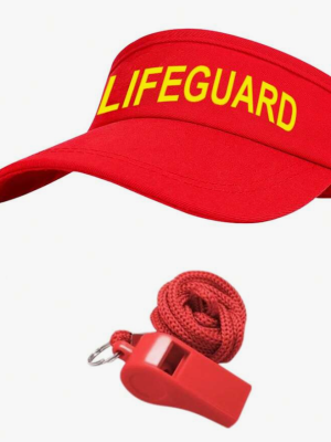 Baywatch Hat and Whistle Life Saver Kit