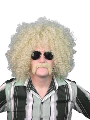 Blonde Loose Curls Afro Wig - 13''