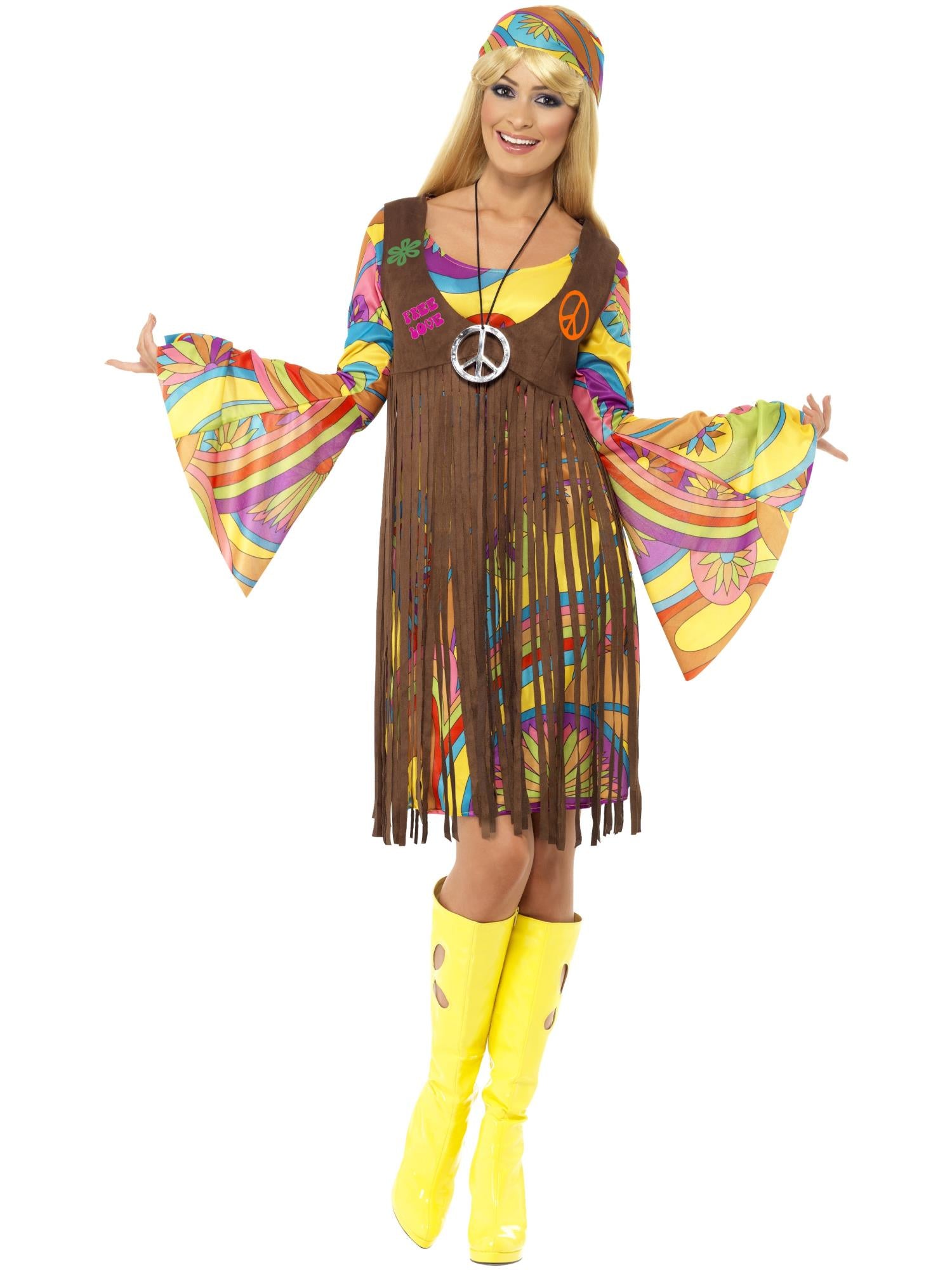 1960s Groovy Lady Womens Costume By Smiffys