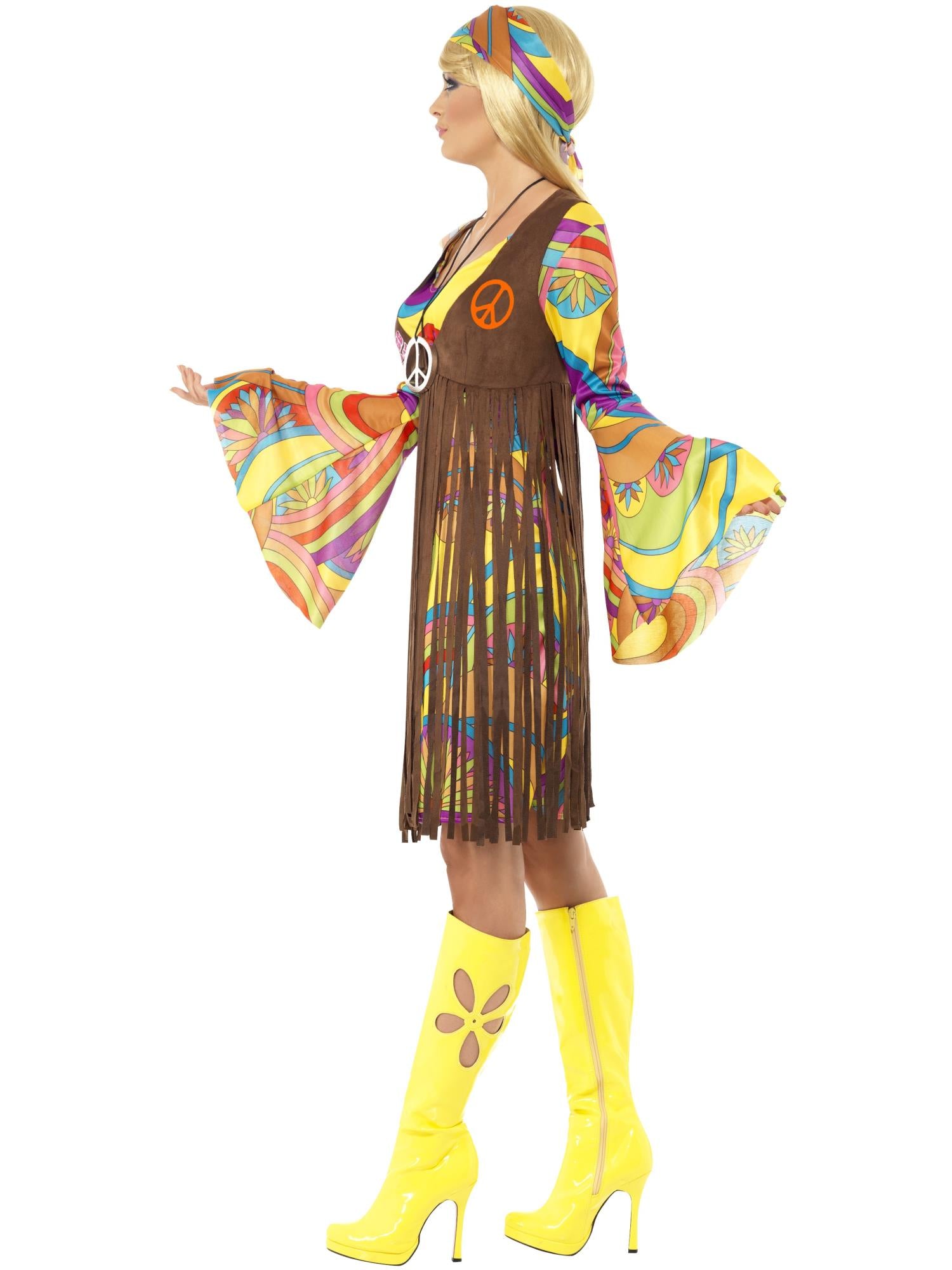 1960s Groovy Lady Womens Costume By Smiffys - Image 2
