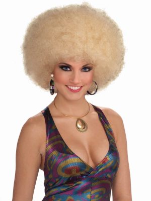 Blonde Afro Adults Wig