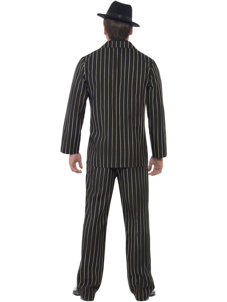 Gangster Gold Pinstripe Men's Costume - Image 4
