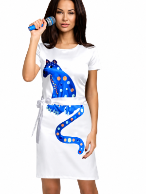 ABBA Dancing Queen Blue Cat Womens Costume