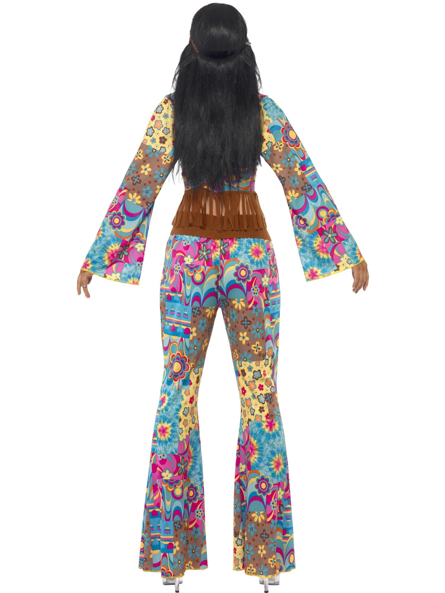 1970s Hippie Flower Power Costume By Smiffys - Image 3