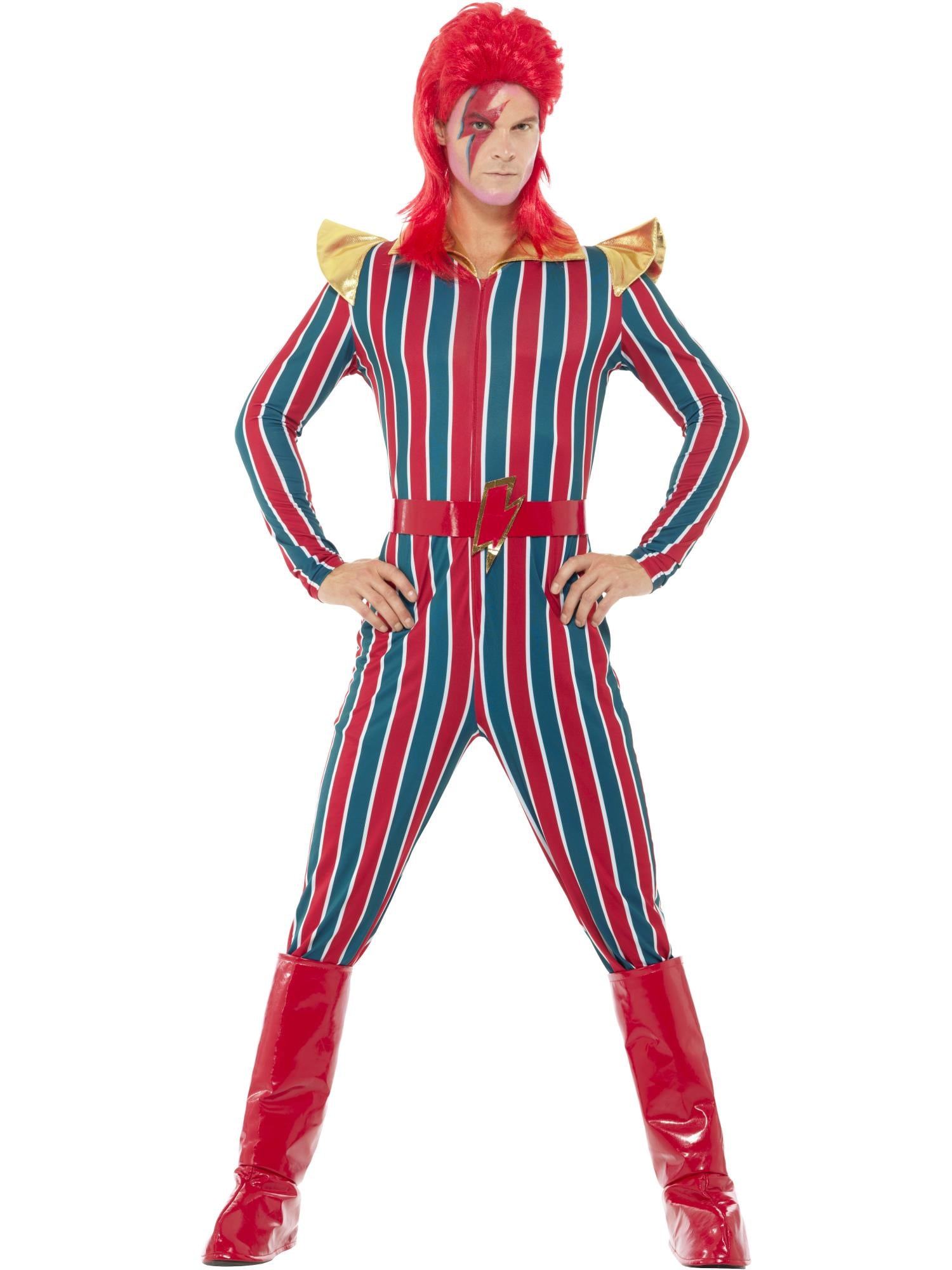 Ziggy Star Dust, David Bowie Spaceman Men's Costume