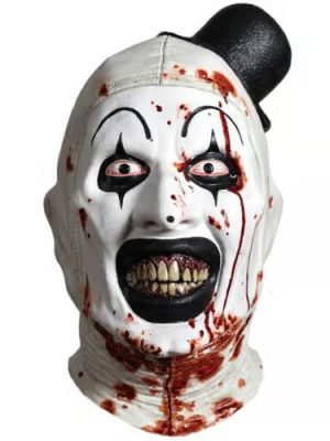 Art the Clown Terrifier 3 Latex Mask with Blood