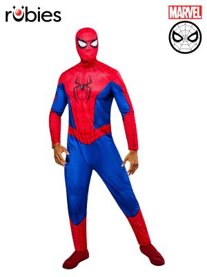 Spider-Man Mens Costume Licensed Marvel
