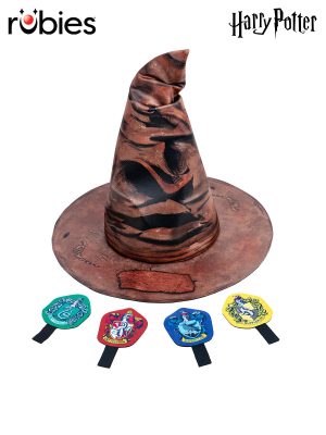 Harry Potter Sorting Hat with House Badges