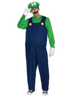 Mario Bros Deluxe Luigi Costume!