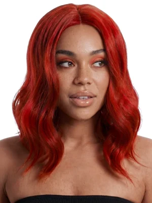 HPO Viva Sienna Wig Ruby Red By Karnival