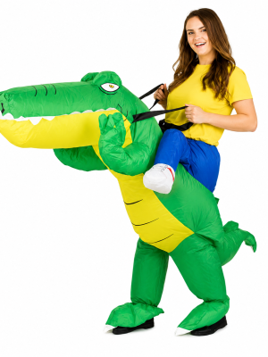 Inflatable Crocodile Costume By Bodysocks
