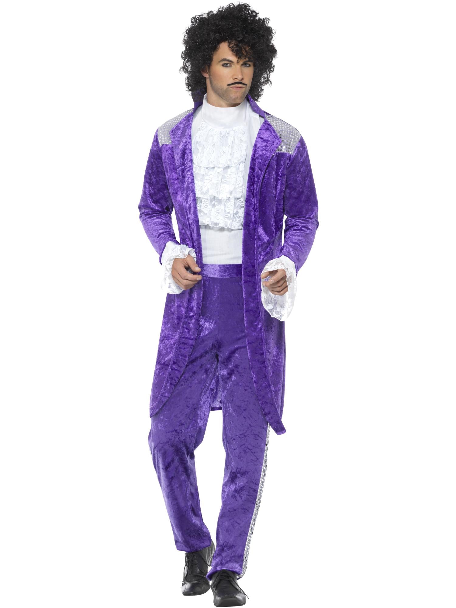 1980s Musician Pop Star Prince Men's Costume