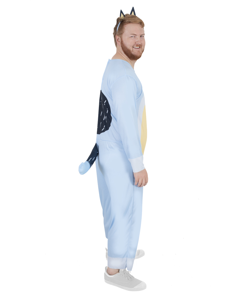 Bluey Bandit ‘DAD’ Onesie Costume” Deluxe By Rubies - Image 3