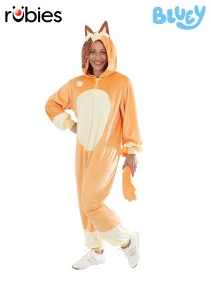 Bluey Chilli ‘MUM’ Onesie Costume” Deluxe By Rubies