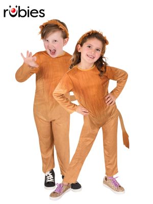 Lion Furry Onesie Jumpsuit Costume By Rubies