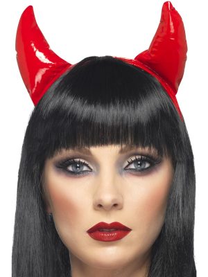Devil Horns Headband Red By Smiffys