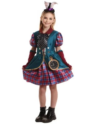 Girls Deluxe Mad Hatter Costume