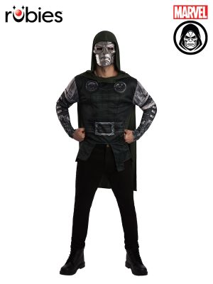 Dr Doom Adults Fantastic Four Costume Licensed Marvel
