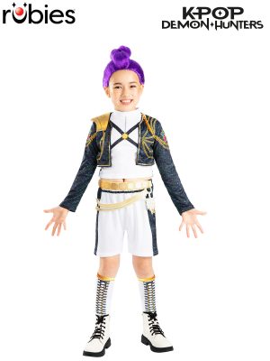 K-Pop Rumi Gold Deluxe Costume Licensed Demon Hunters