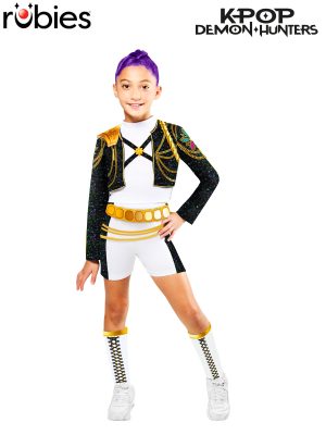 K-Pop Rumi Gold Hybrid Costume Licensed Demon Hunters