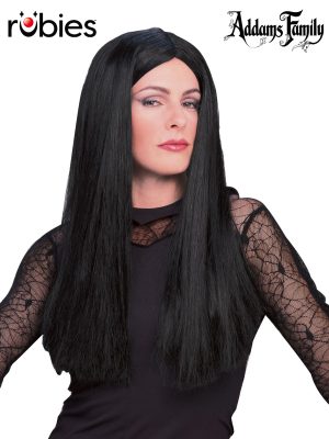 Morticia Womens Wig Official Addams Family