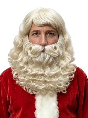 Deluxe Santa Claus Wig & Beard By Allaura