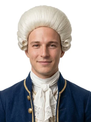 White Colonial Wig By Allaura